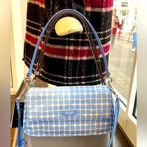 Kate Spade Noel Jacquard Convertible Crossbody Canvas XBody